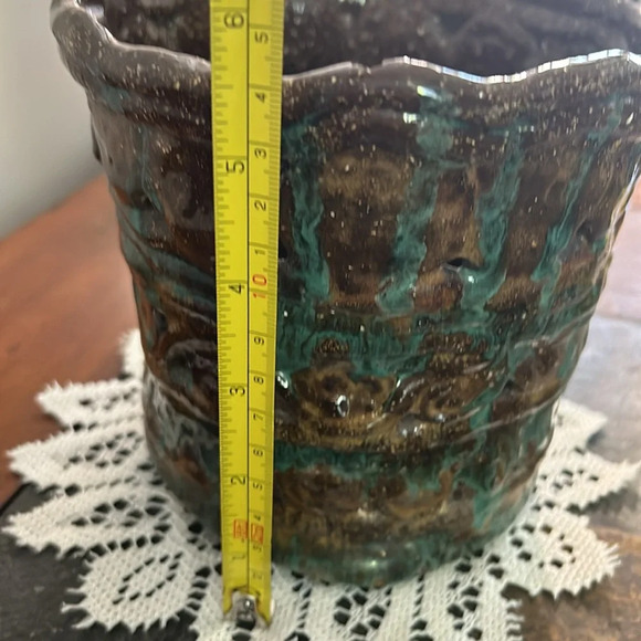 VTG Textured Ceramic Pottery Vase - Picture 5 of 6